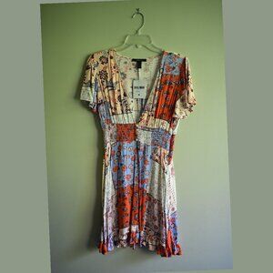 Forever21 Patterned Bohemian Mini Dress